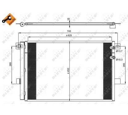 Nrf Condensors Volkswagen 350041 per ripristinare il corretto funzionamento del componente