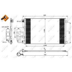 Nrf Condensors Nissan 350042 per ripristinare il corretto funzionamento del componente