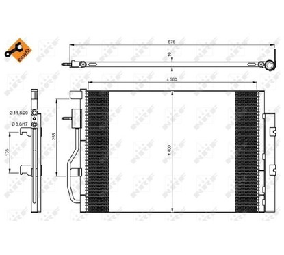 Nrf Condensors Chevrolet 350044