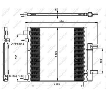 Nrf Condensors Chevrolet Spark 1.0 03/10- 350048 per ripristinare il corretto funzionamento del componente
