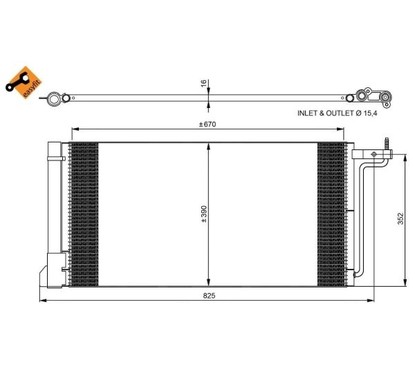 Nrf Condensors Ford Focus/C-Max 10- 350051 per ripristinare il corretto funzionamento del componente