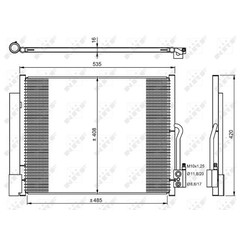 Nrf Condensors Opel/Vauxhall Meriva 10- 350053