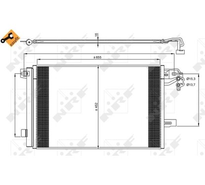 Nrf Condensatore Con Essiccatore Volkswagen Transporte 350064