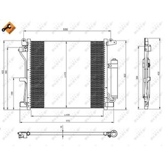 Nrf Condensatore Nissan Juke 10- 350226