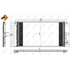 Nrf Condensatore Opel Mokka 1.7Cdti ''12- 350227