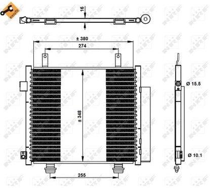 Nrf Condensatore Suzuki Alto 09- 350337