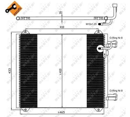 Nrf Condensatori Audi 35362 per ripristinare il corretto funzionamento del componente