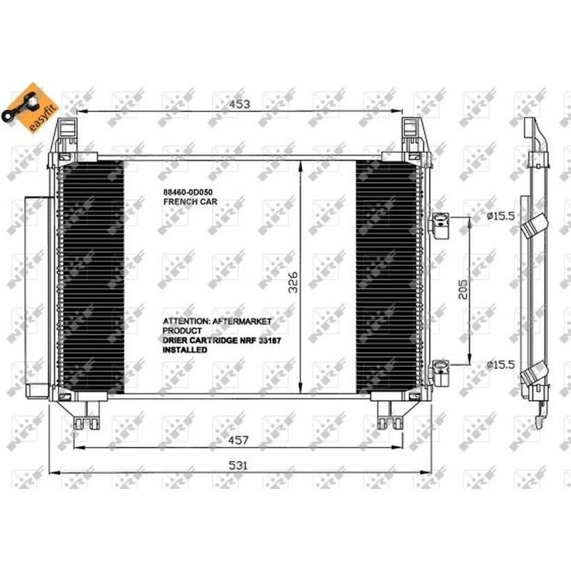 Nrf Condensatori Toyota 35653