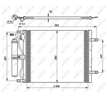 Nrf Condensatori Nissan-Datsun 35784 per ripristinare il corretto funzionamento del componente