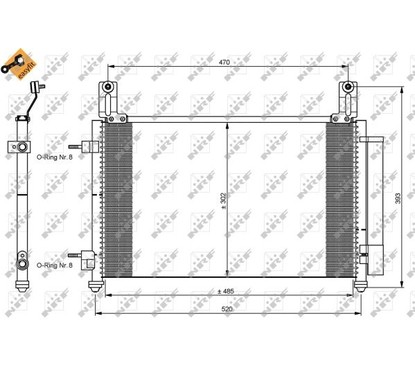 Nrf Condensatori Chevrolet-Buick 35796 per ripristinare il corretto funzionamento del componente