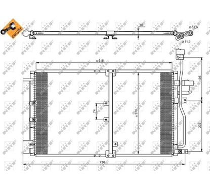 Nrf Condensatori Chevrolet-Buick 35797 per ripristinare il corretto funzionamento del componente