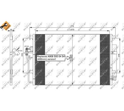 Nrf Condensatori Mercedes 35849