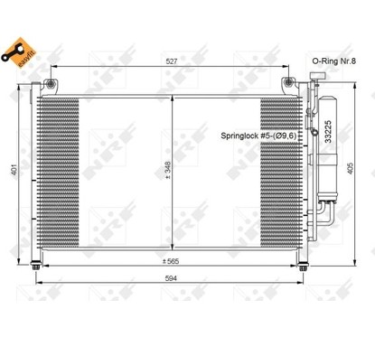 Nrf Condensatori Mazda 35870 per ripristinare il corretto funzionamento del componente