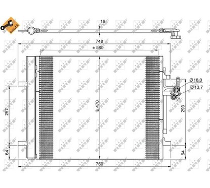 Nrf Condensatori Volvo 35884 per ripristinare il corretto funzionamento del componente