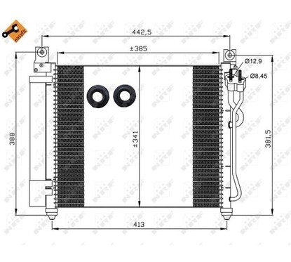 Nrf Condensatori Kia 35888 per ripristinare il corretto funzionamento del componente