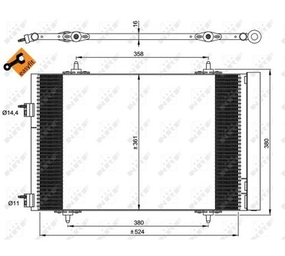 Nrf Condensatori Citroen 35945 per ripristinare il corretto funzionamento del componente