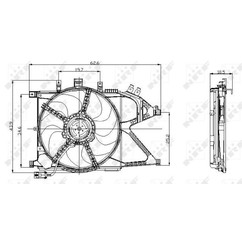 Nrf Ventole Opel 47012