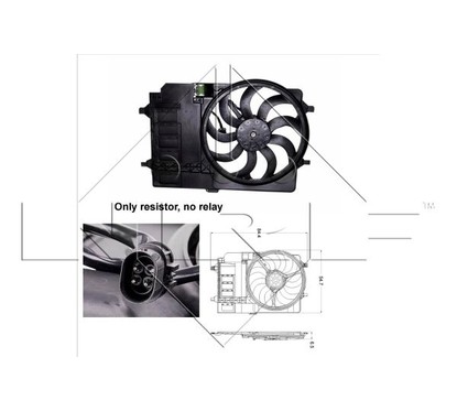 Nrf Ventole Mini 47301 per ripristinare il corretto funzionamento del componente