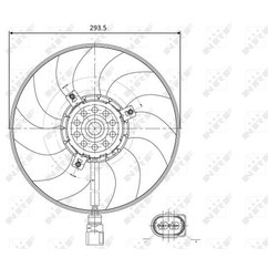 Nrf Ventole Audi-V.W. 47395