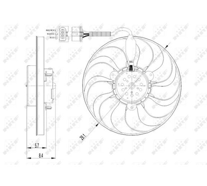 Nrf Ventole Audi-V.W. 47398