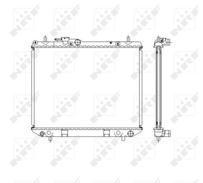 Radiatore acqua NRF 53536 559x425x26