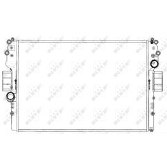 Radiatore acqua NRF 53614 440x649x36
