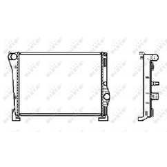 Radiatore acqua NRF 53615 580x308x40