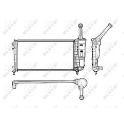 Radiatore acqua NRF 53616 316x580x18