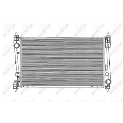 Radiatore acqua NRF 53836 398x618x26