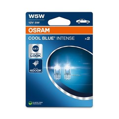 Lampade OSRAM COOL BLUE INTENSE W5W Luce Extra Bianca 4000 K