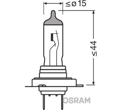Lampada auto OSRAM Classic 55W 12V H7