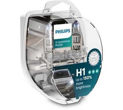 2x lampadine auto H1 PHILIPS X-tremeVision Pro150