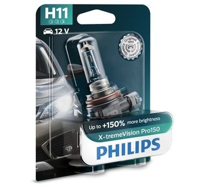 PHILIPS X-tremeVision Pro150 lampada fari auto H11