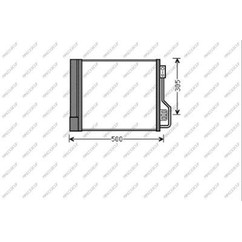 PRASCO Condensatore, Climatizzatore ME305C001
