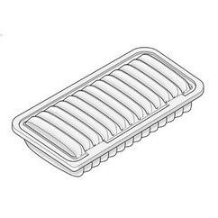 Purflux Filtro Aria Mitsubischi A1415
