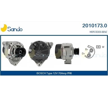 Sando Mercedes 2010173.0 per ripristinare il corretto funzionamento del componente