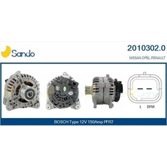 Sando Alternatore 12V 150A Renault Laguna Ii 1.9 Dci 200 2010302.0