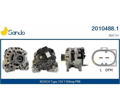 Sando Vw 2010488.1 per ripristinare il corretto funzionamento del componente