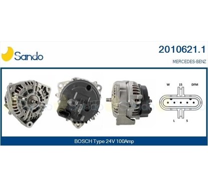 Sando Mercedes Truks 2010621.1 per ripristinare il corretto funzionamento del componente