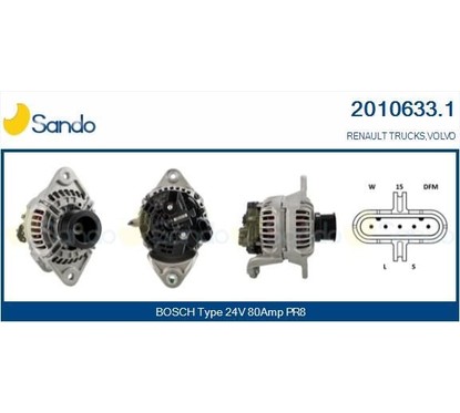 Sando Volvo Trucks 2010633.1 per ripristinare il corretto funzionamento del componente