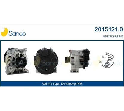 Sando Alternatore 12V 90A Mercedes Classe A 140/160 (W16 2015121.0