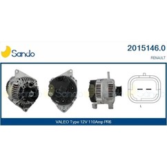 Sando Alternatore 12V 110A Renault Clio Ii/Megane/Kangoo 2015146.0