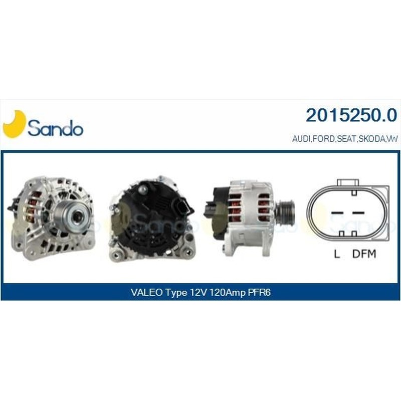 Sando Audi,Vw,Ford,Seat,Skoda 2015250.0