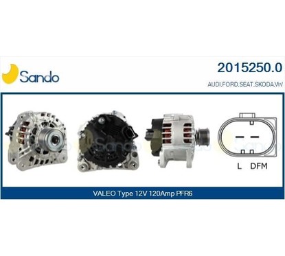Sando Audi,Vw,Ford,Seat,Skoda 2015250.0 per ripristinare il corretto funzionamento del componente