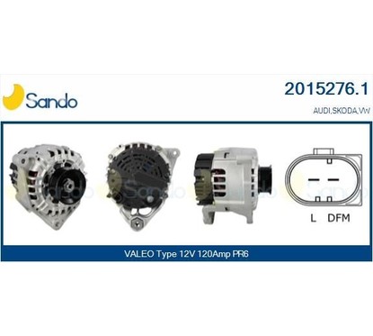 Sando Alternatore 12V 120A Audi A4/A6/A8 3.0Tdi 2015276.1 per ripristinare il corretto funzionamento del componente