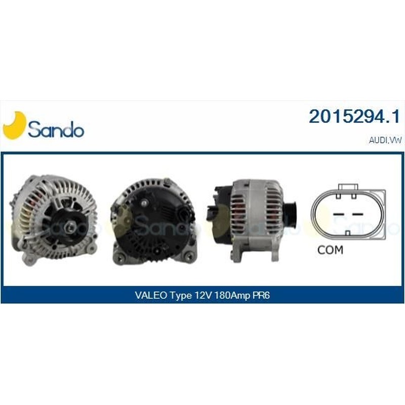 Sando Alternatore 12V 180A Audi A6/Q7 2.7/3.0 Tdi 2015294.1