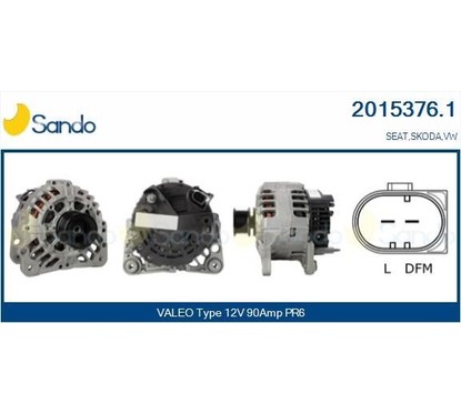 Sando Seat,Skoda,Vw 2015376.1 per ripristinare il corretto funzionamento del componente