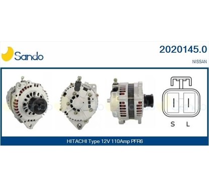 Sando Nissan 2020145.0 per ripristinare il corretto funzionamento del componente