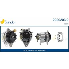 Sando Alternatore 12V 50A Isuzu Midi 2.2D 1989 2020203.0 per ripristinare il corretto funzionamento del componente