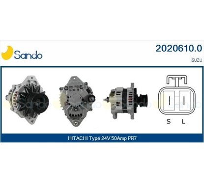 Sando Isuzu 2020610.0 per ripristinare il corretto funzionamento del componente